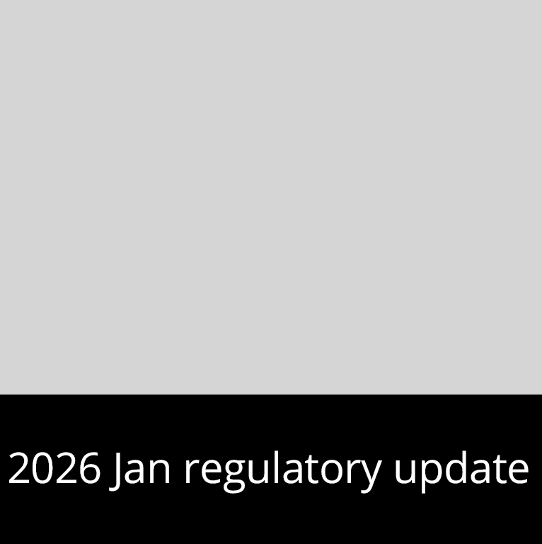 2026 Jan regulatory update