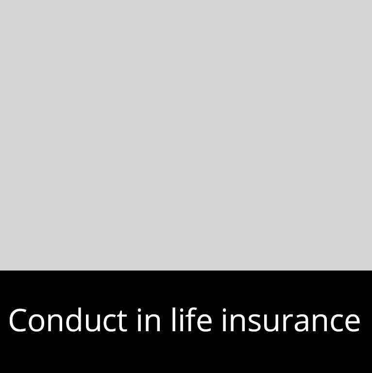 Conduct in life insurance